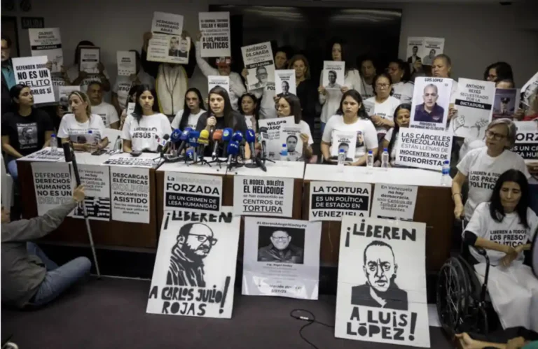 Políticos presos en Venezuela sufren «aislamiento prolongado»